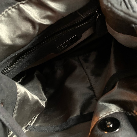 Black Suede Backpack - Picture 4 of 4